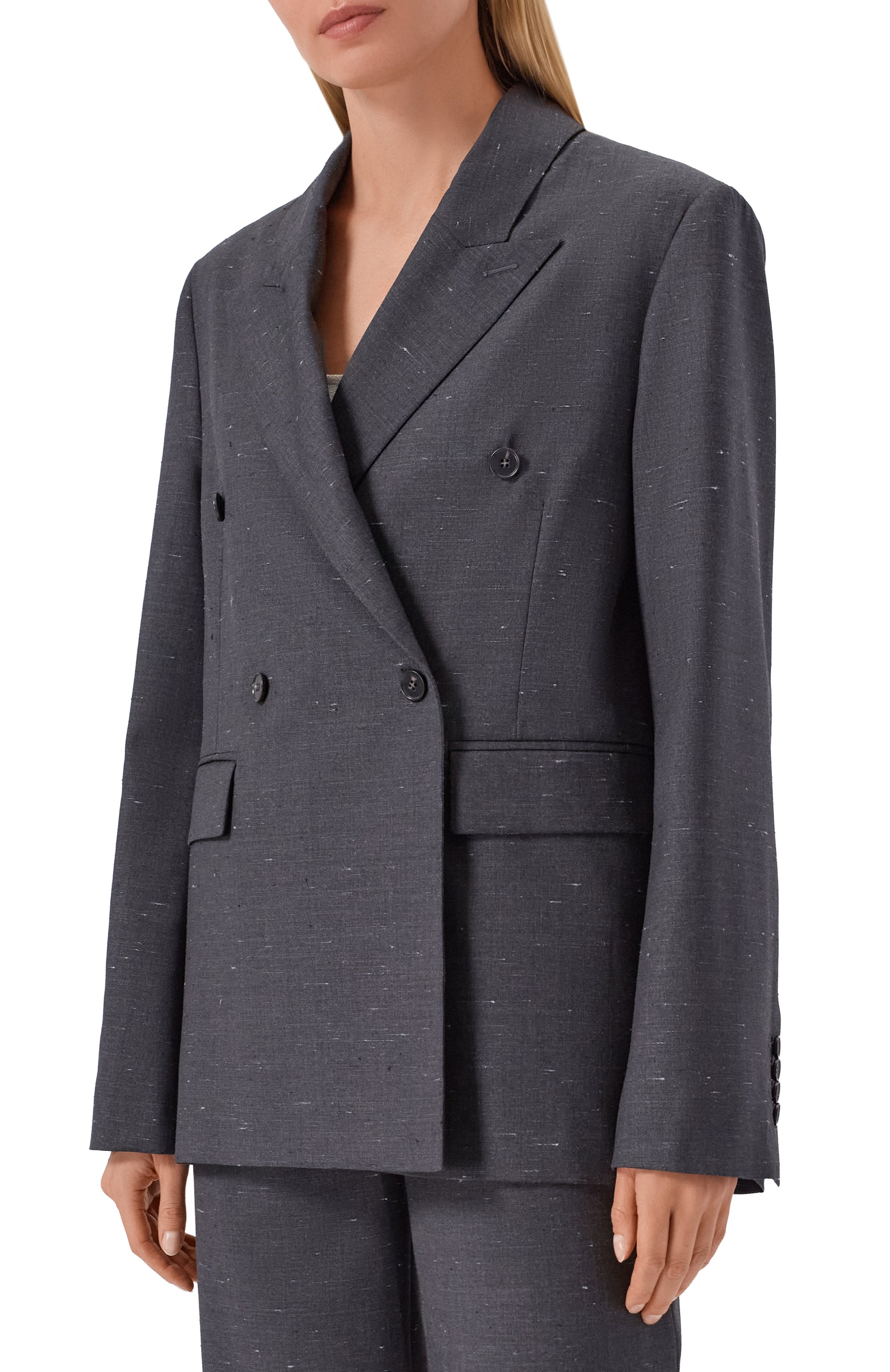 Жакет из шерсти и шелка LOULOU DE SAISON, арт. N0RMA, фото 3