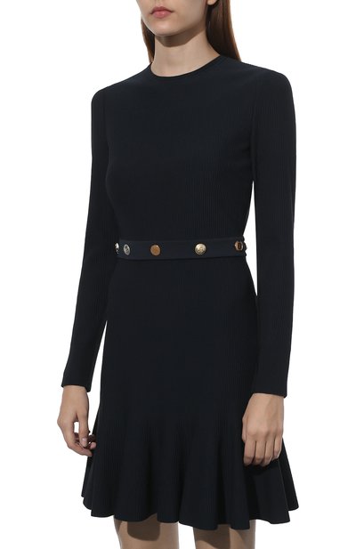 Платье из вискозы ALEXANDER MCQUEEN, арт. 688384/Q1AZ2, фото 3