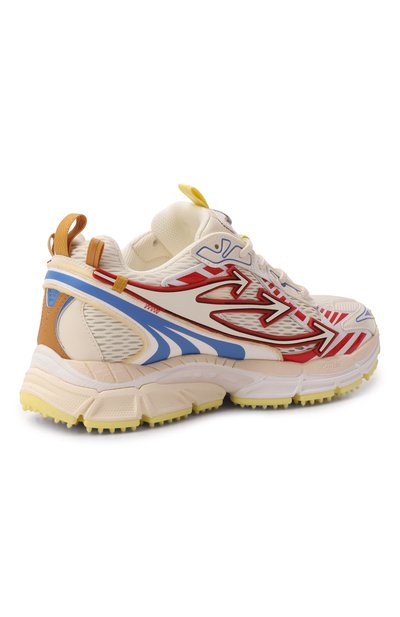 Комбинированные кроссовки be right back OFF-WHITE, арт. 0WIA289S26FAB006, фото 5