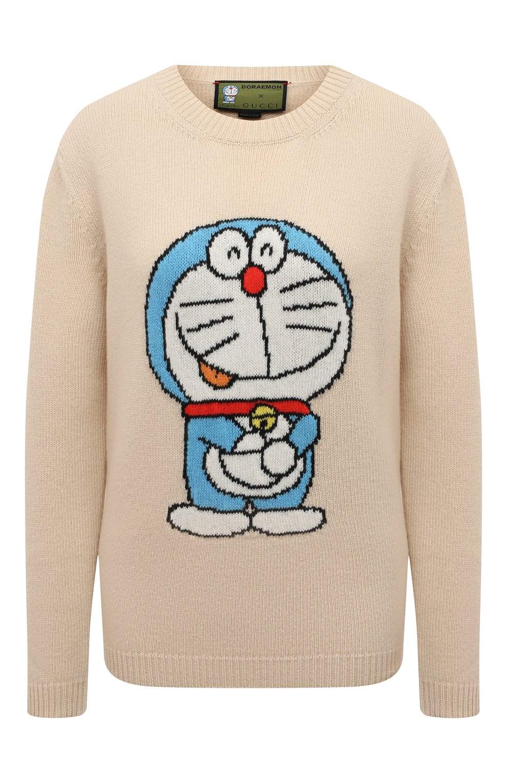 Шерстяной пуловер doraemon x gucci GUCCI, арт. 655654 XKBVW, фото 1