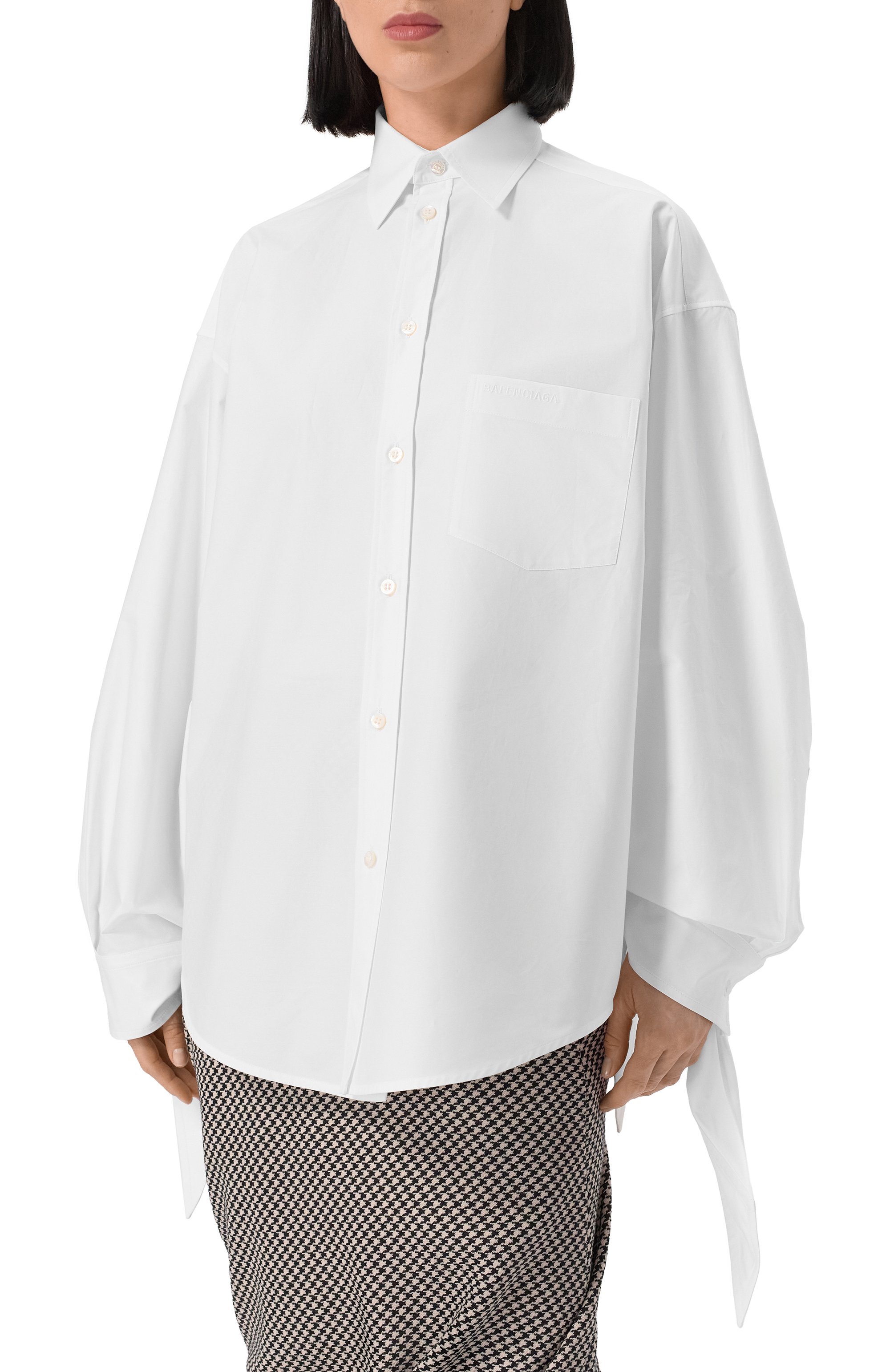 Хлопковая рубашка BALENCIAGA, арт. 830990/TRM28, фото 3