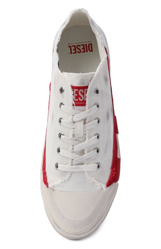 Текстильные кеды S-D-Verse Diesel Y03722/P8114 Белый  Y03722/P8114 Фото 5