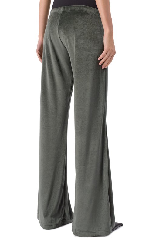 Бархатные брюки Balenciaga 836139/TM026 Хаки  836139/TM026 Фото 4