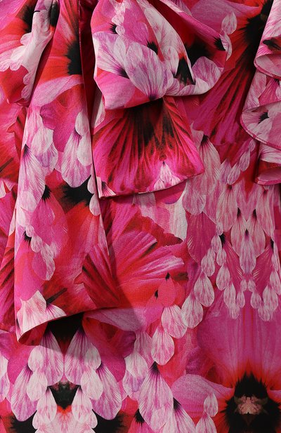Шелковое платье ALEXANDER MCQUEEN, арт. 605641/QCABE, фото 5