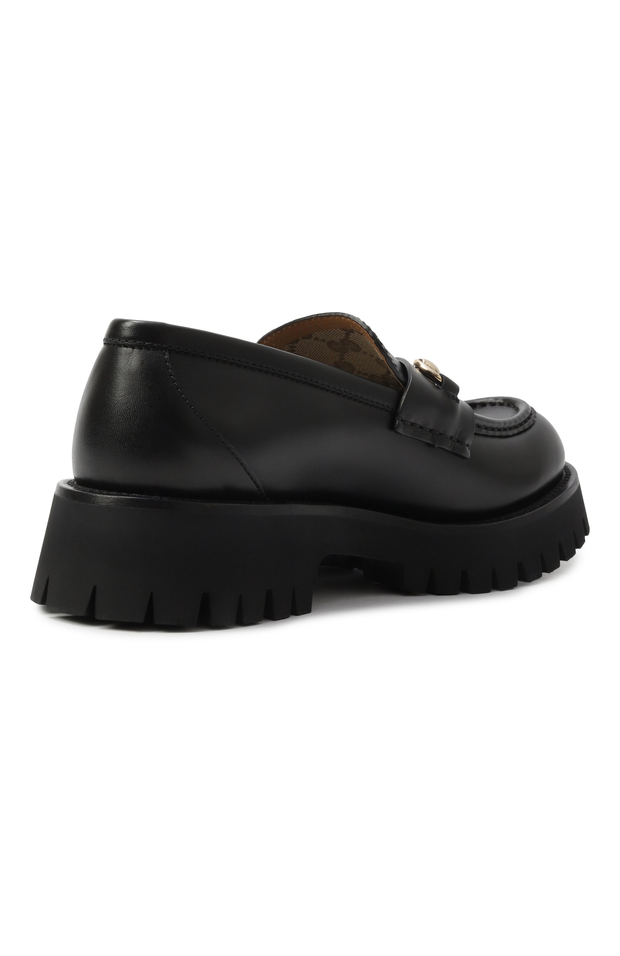 Кожаные лоферы GUCCI, арт. 816337/AADCW, фото 5