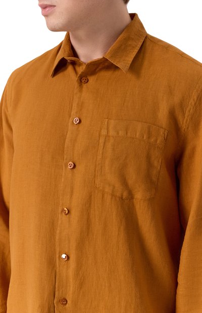 Льняная рубашка VILEBREQUIN, арт. CAR0UBIS/H9U10, фото 5