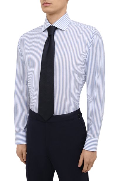 Сорочка из хлопка и льна BRIONI, арт. RCA10N/P005R, фото 4