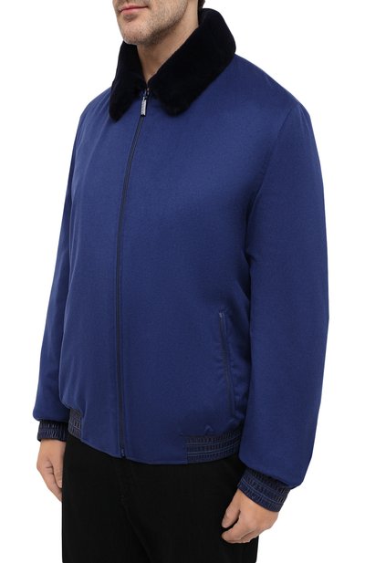 Бомбер с воротником из норки и подкладкой из ласки ZILLI, арт. MAU-HIKE0-30206/2003/60-64, фото 3