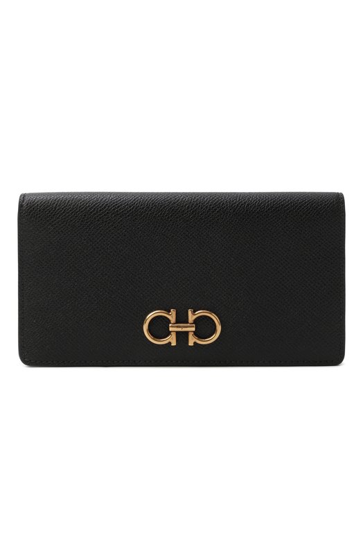 Кожаный кошелек Ferragamo 22D779/726 Чёрный 22D779/726