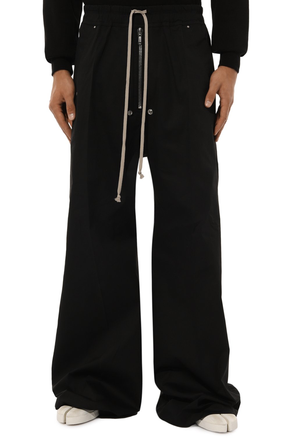 Хлопковые брюки RICK OWENS, арт. RU02D6366/TE, фото 3