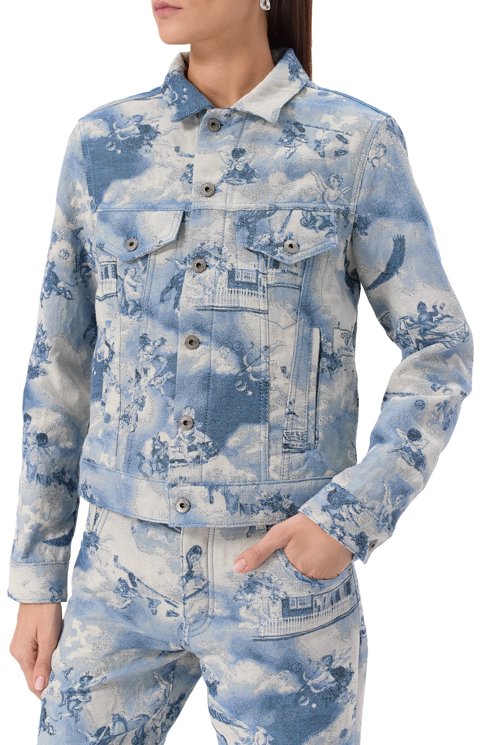 Джинсовая куртка OFF-WHITE, арт. 0WYE012S25FAB001, фото 3