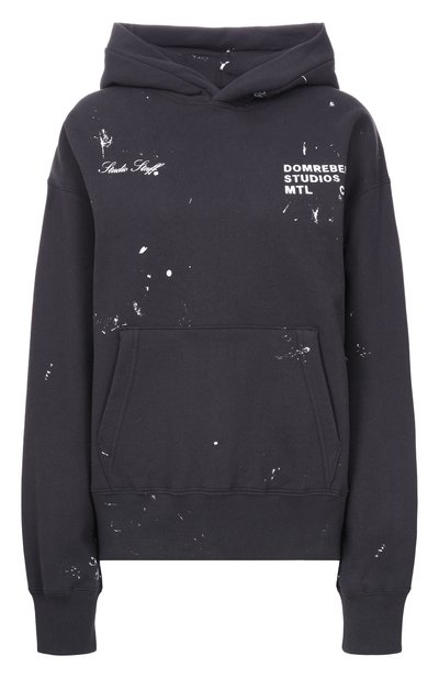 Женский хлопковое худи DOMREBEL, арт. STAFF/PULL0VER H00DIE