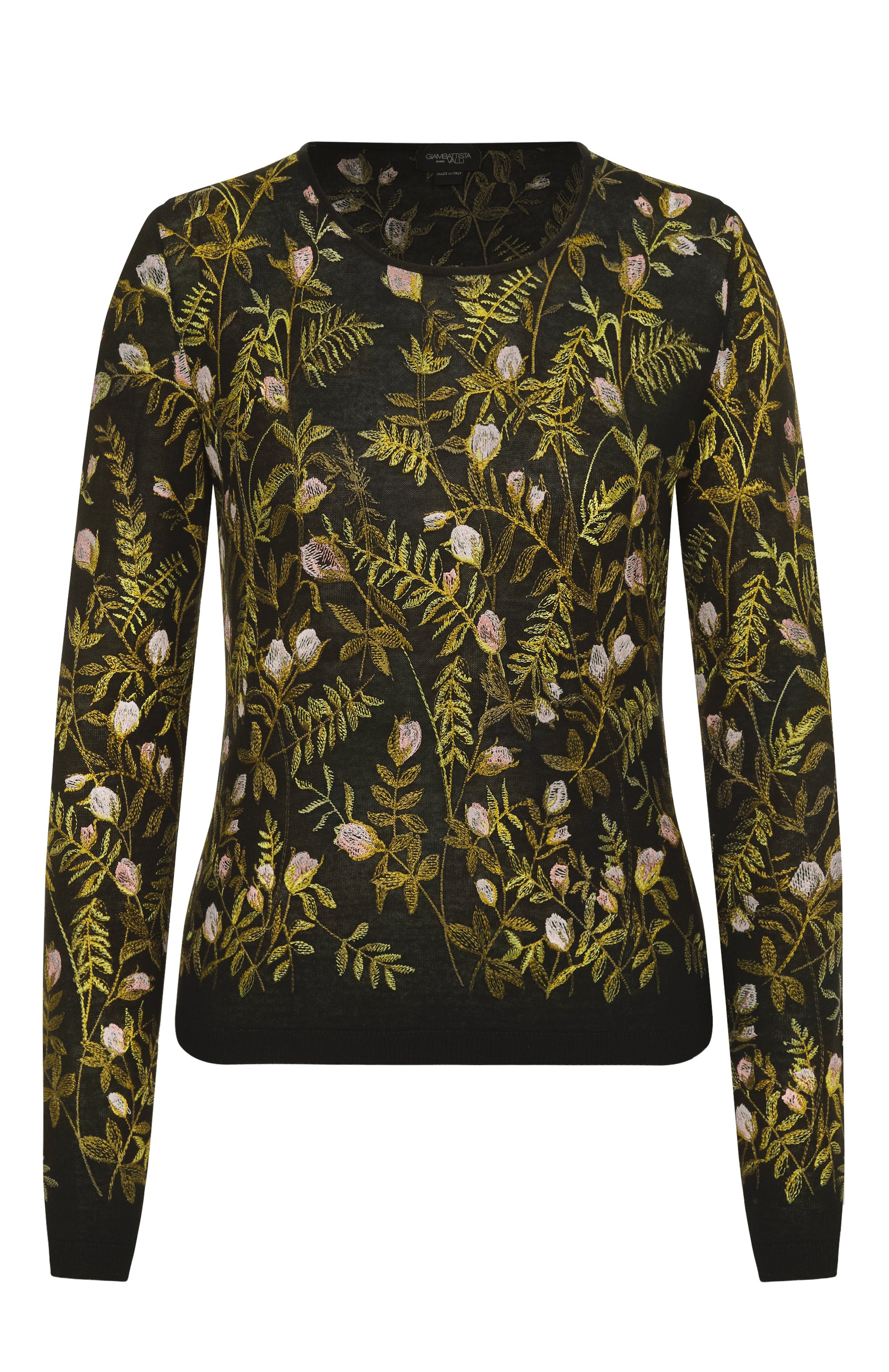 Пуловер из кашемира и шелка GIAMBATTISTA VALLI, арт. 25FWPVCM0M24/02CAS, фото 1