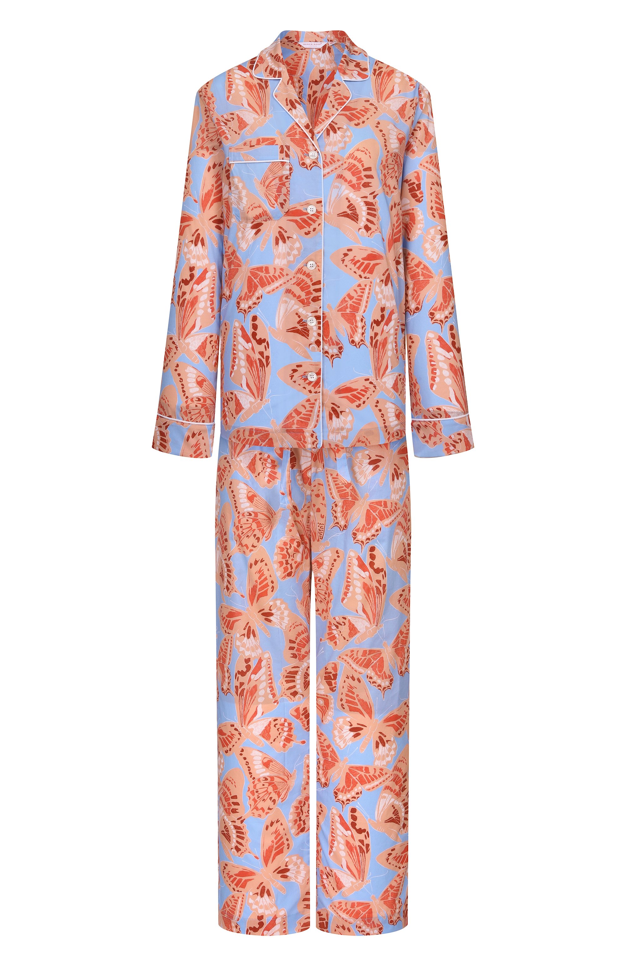 Хлопковая пижама DEREK ROSE, арт. 2012/LEDB095, фото 1