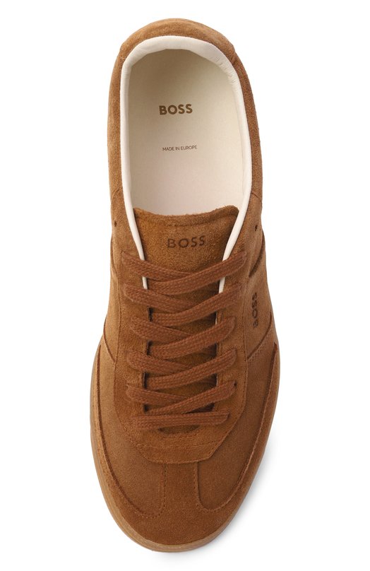 Замшевые кеды Brenta BOSS 50536645 Коричневый  50536645 Фото 6
