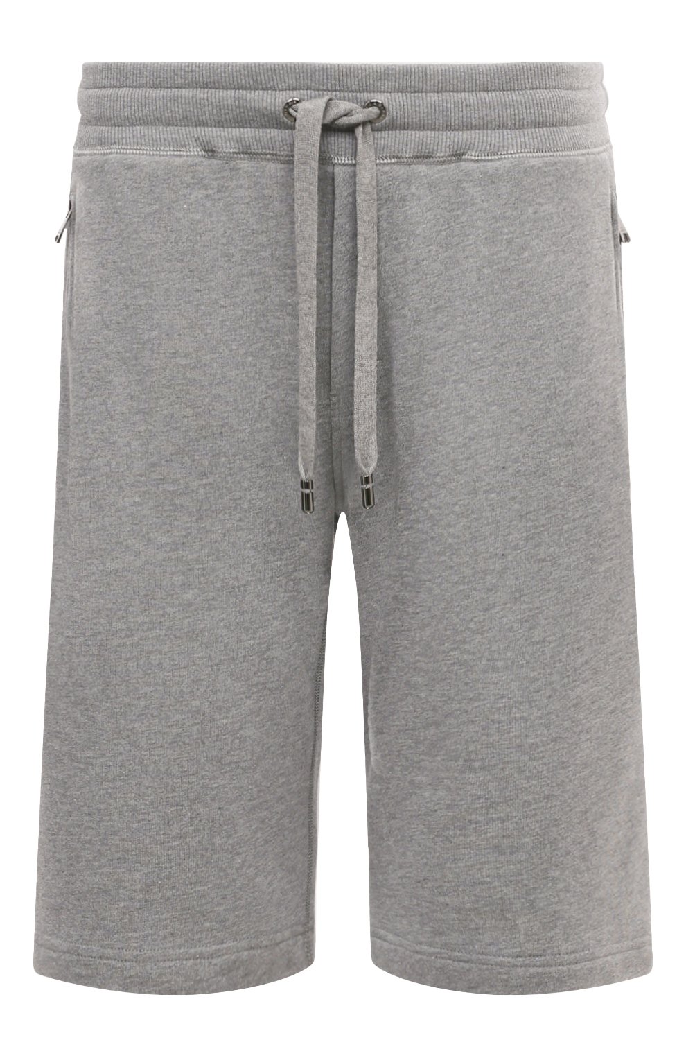 Хлопковые шорты DOLCE & GABBANA серого цвета по цене 51250 руб., арт. GVB7HT/G7F2G, фото 1 Хлопковые шорты DOLCE & GABBANA, арт. GVB7HT/G7F2G, фото 1