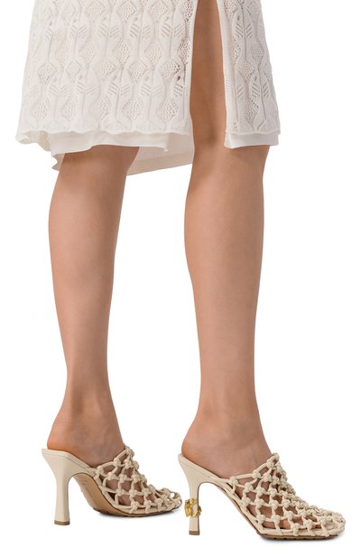 Кожаные мюли riva BOTTEGA VENETA, арт. 827683/V3H65, фото 3