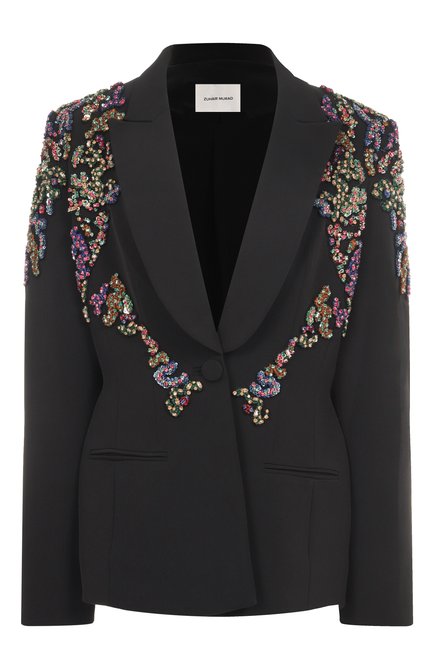Женский жакет с отделкой стразами и пайетками ZUHAIR MURAD, арт. PJK25001/CRCA019