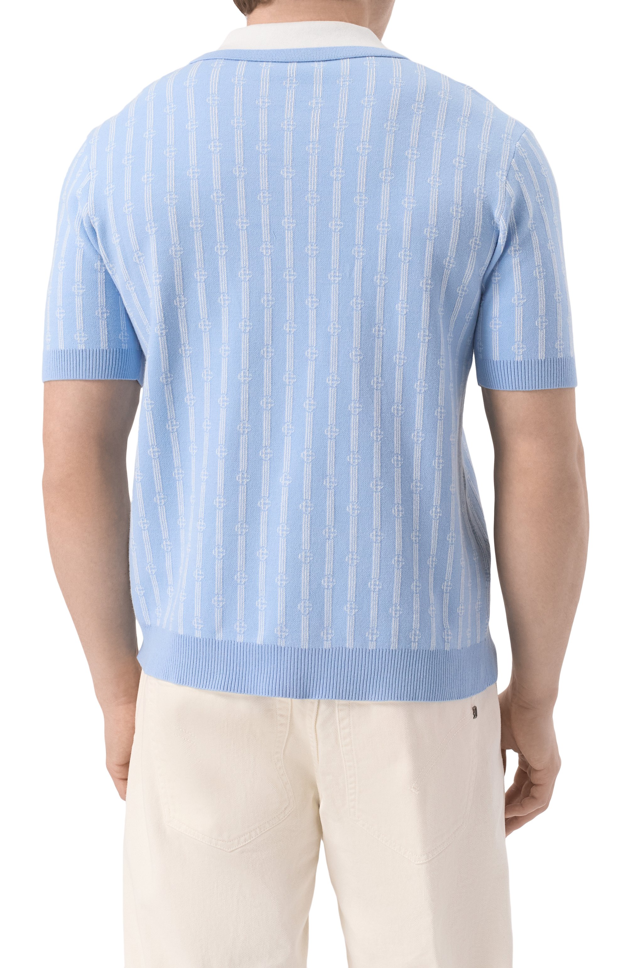 Хлопковое поло CASABLANCA, арт. MS25KW89502, фото 4