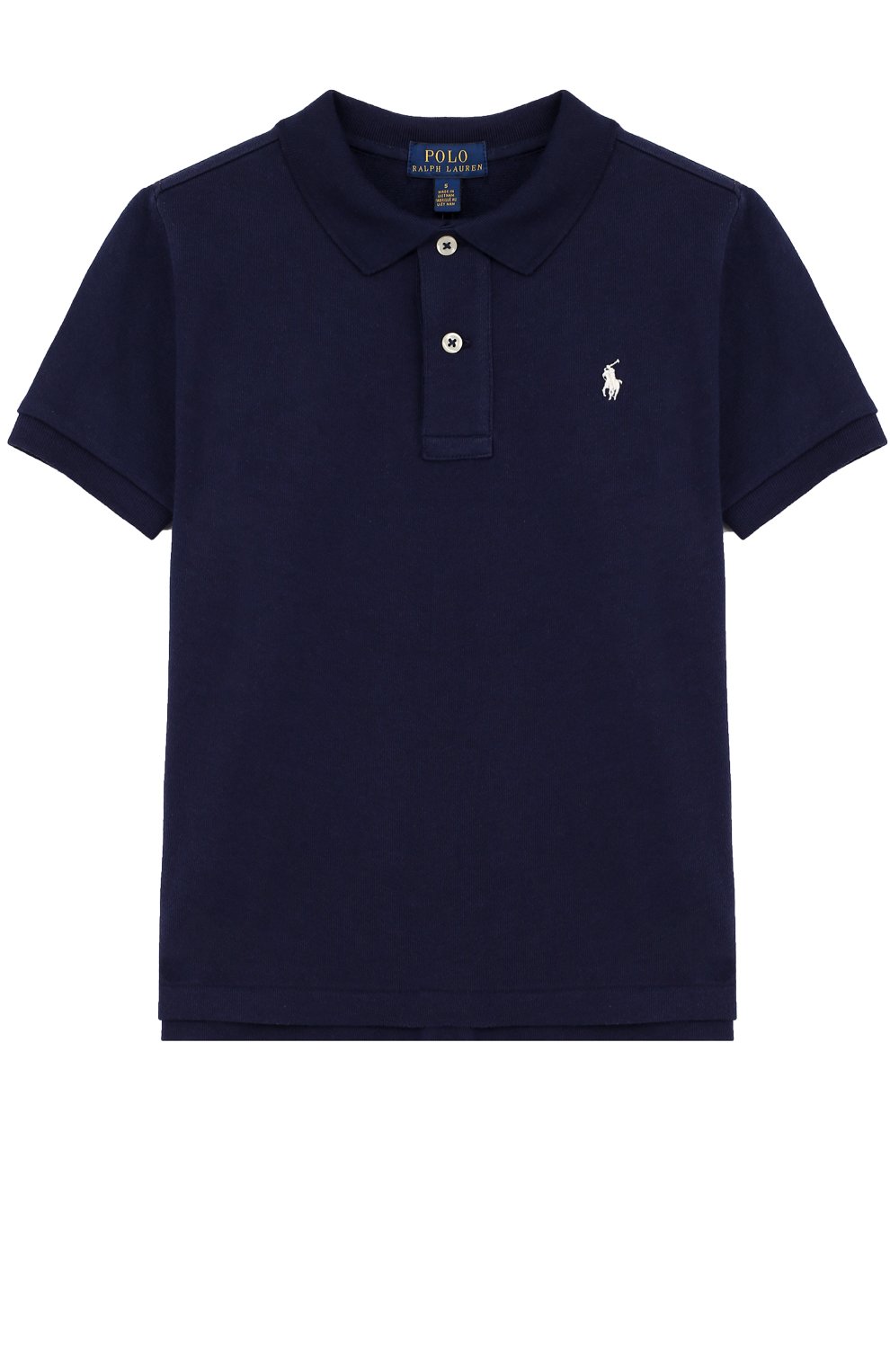 Хлопковое поло с логотипом бренда POLO RALPH LAUREN, арт. 321682620, фото 1