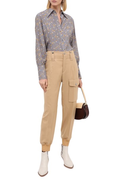 Шерстяные джоггеры CHLOÉ, арт. CHC20APA51161, фото 3