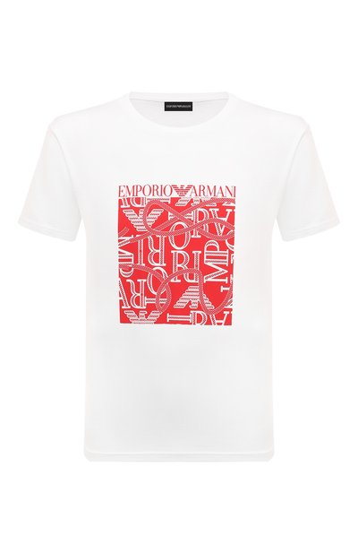 Хлопковая футболка EMPORIO ARMANI, арт. 211818/4R468, фото 1