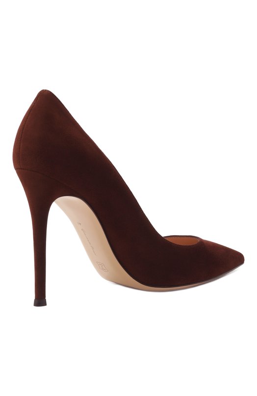 Замшевые туфли Gianvito 105 Gianvito Rossi G28470.15RIC.CAMCH0C Коричневый  G28470.15RIC.CAMCH0C Фото 5