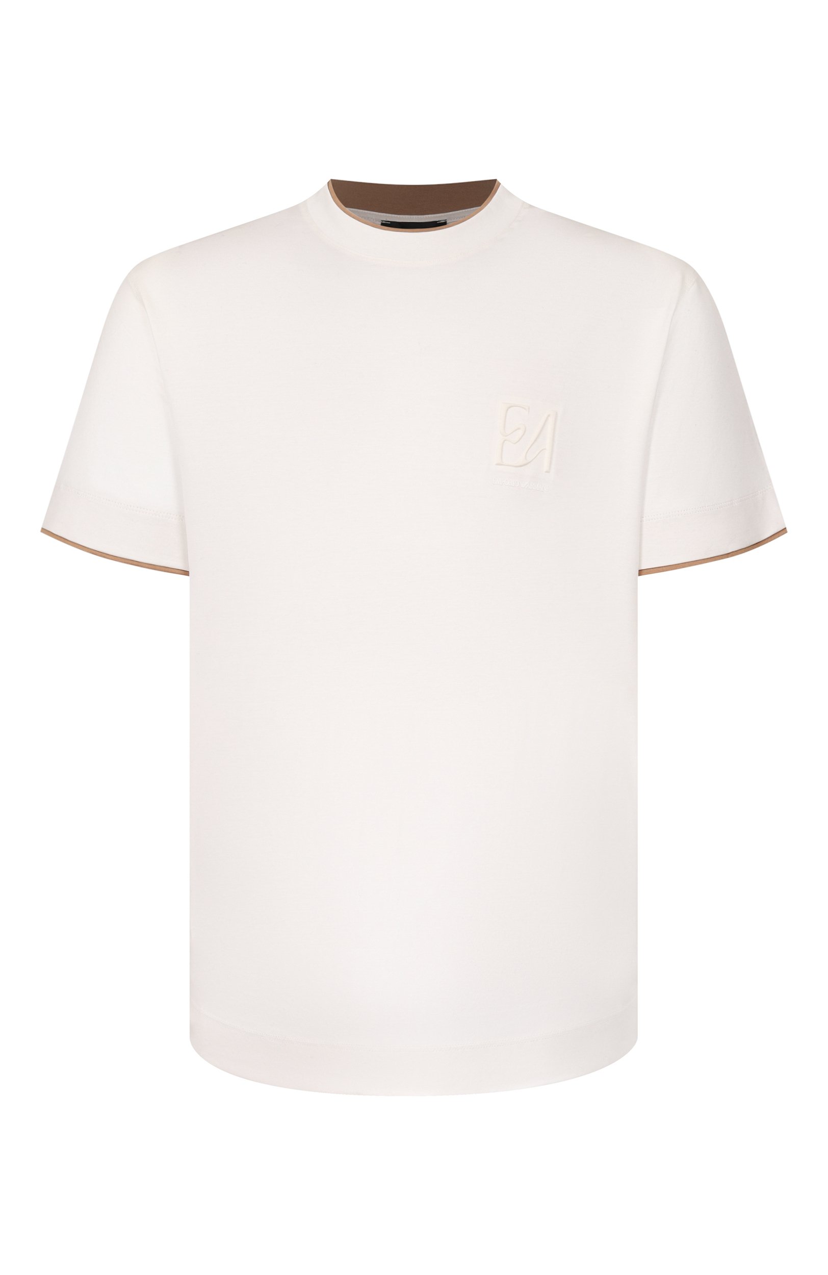 Футболка из лиоцелла и хлопка EMPORIO ARMANI, арт. EM006766/AF10017, фото 1