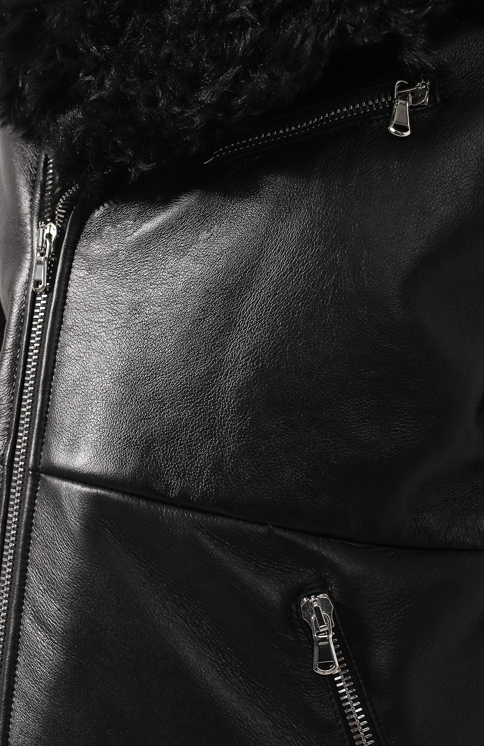 Дубленка REDVALENTINO черного цвета по цене 196500 руб., арт. SR0NA01Z/4L3, фото 5 Дубленка REDVALENTINO, арт. SR0NA01Z/4L3, фото 5