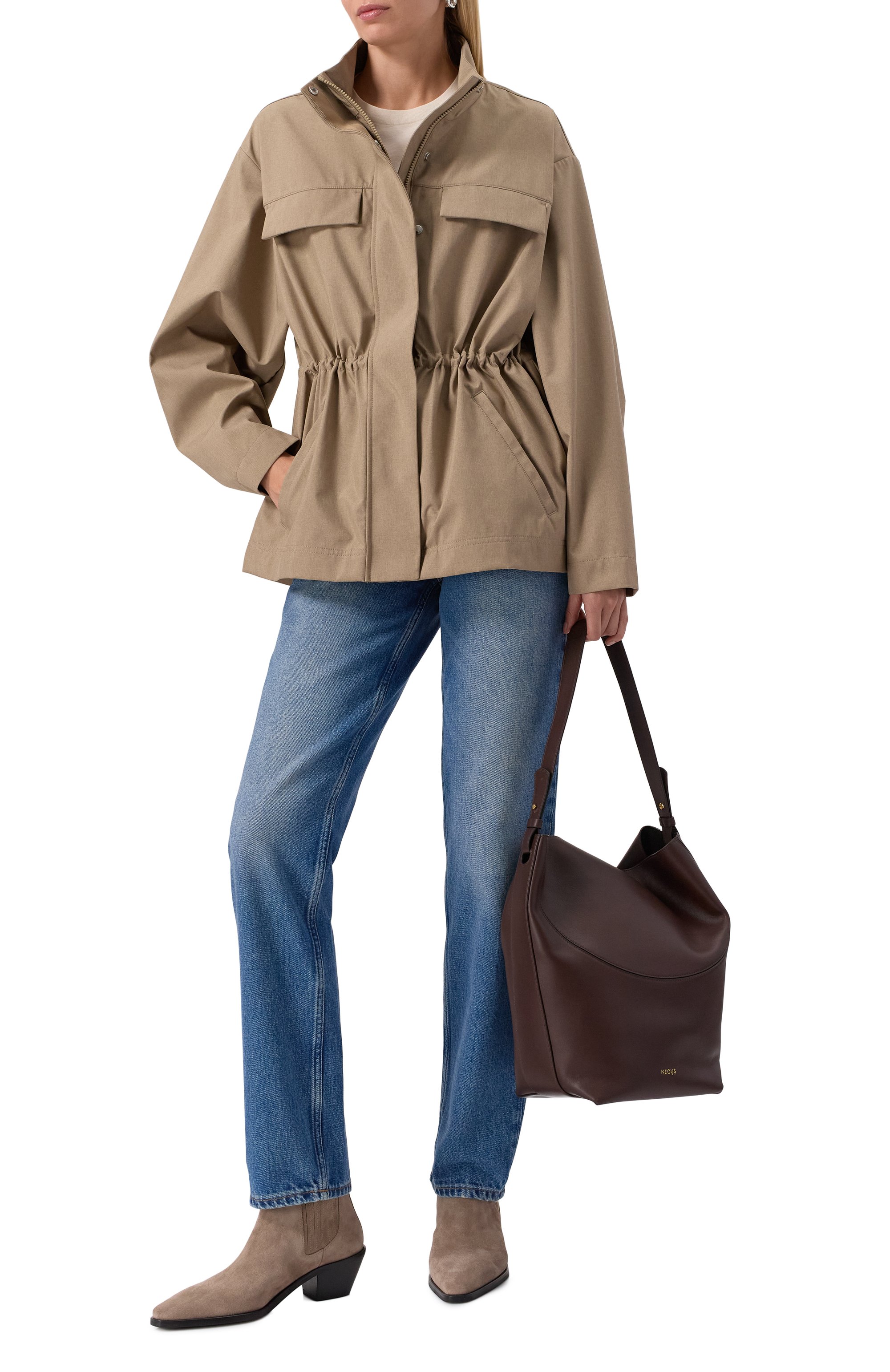 Замшевые ботильоны niara BOSS, арт. 50548781, фото 2