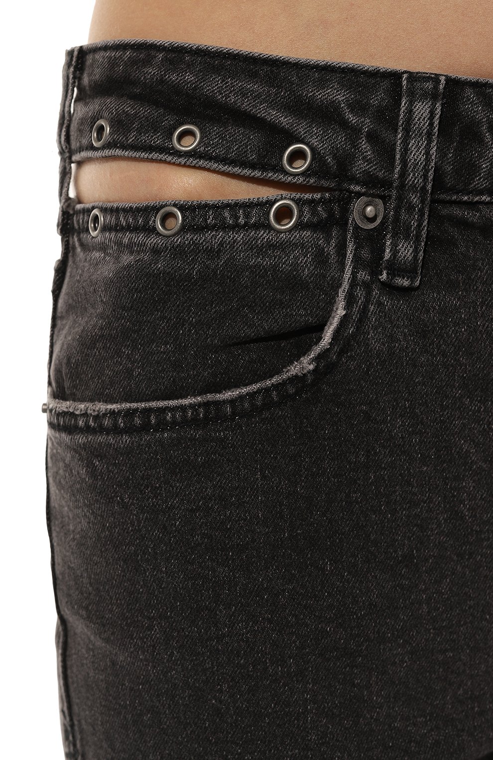 Джинсы KSUBI черного цвета по цене 29050 руб., арт. WFA24DJ013, фото 5 Джинсы KSUBI, арт. WFA24DJ013, фото 5