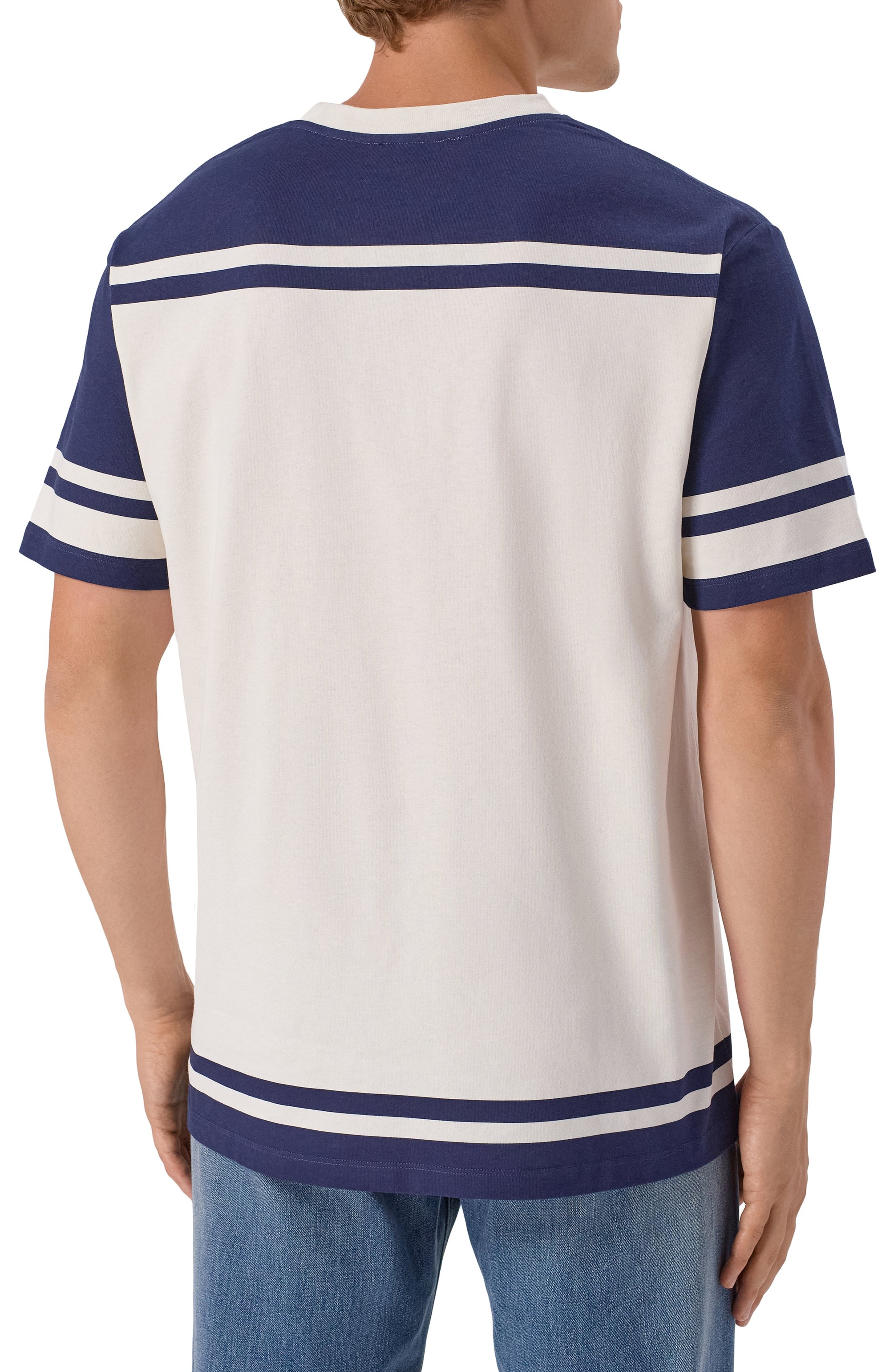 Хлопковая футболка BALMAIN, арт. FH1EG155/GE96, фото 4