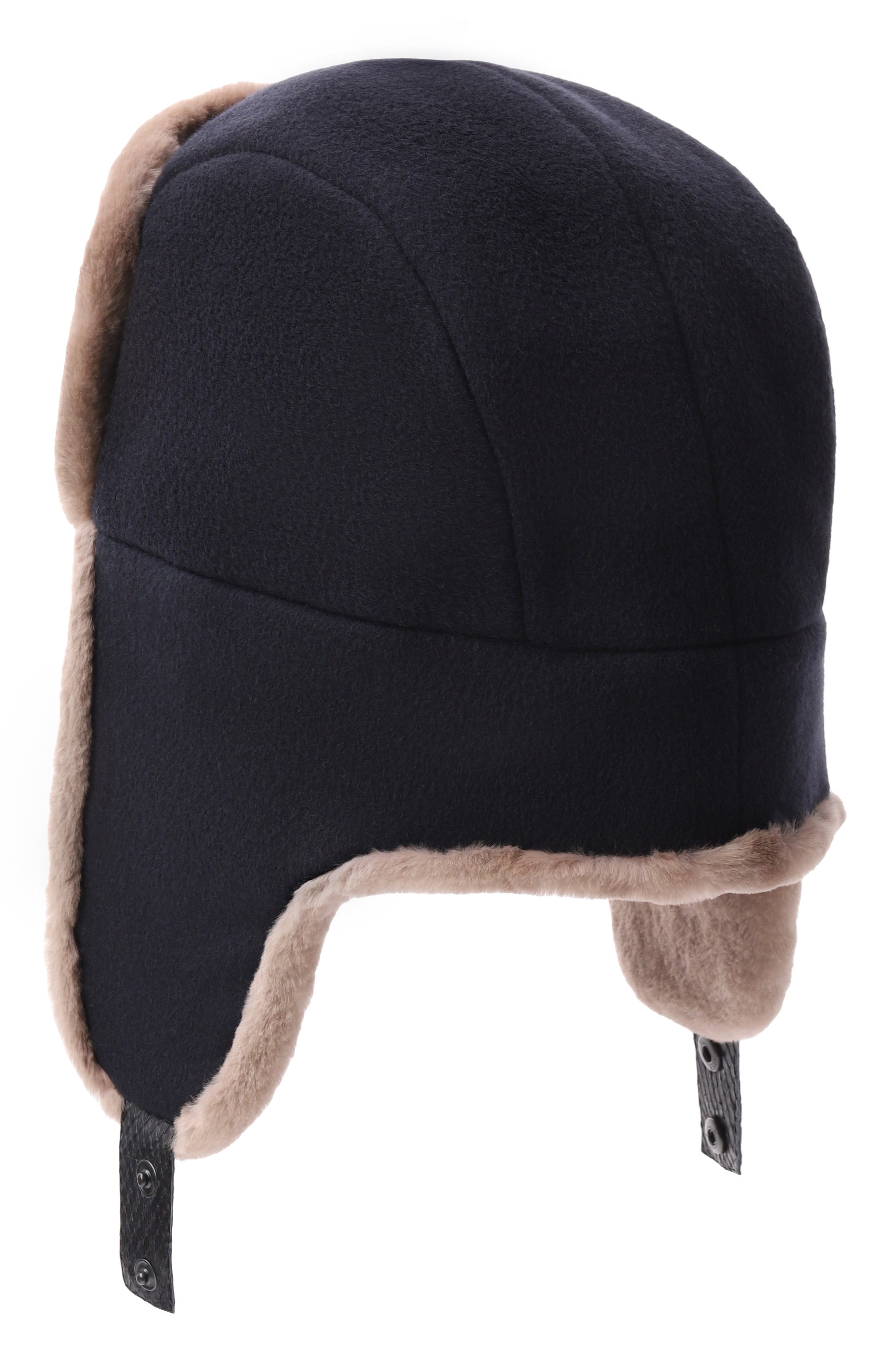 Кашемировая шапка-ушанка майкл с мехом норки FURLAND, арт. 0201410050077600088, фото 2