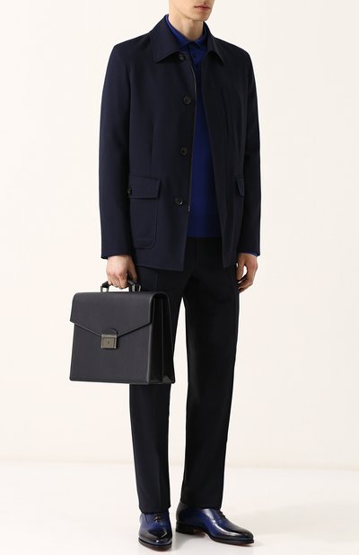 Кожаный портфель с клапаном BRIONI, арт. 0ITB0L/P6751, фото 2