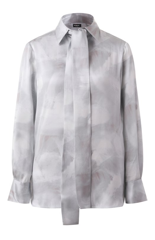 Атласная блузка Kiton D48407K0926E02 Серый D48407K0926E02
