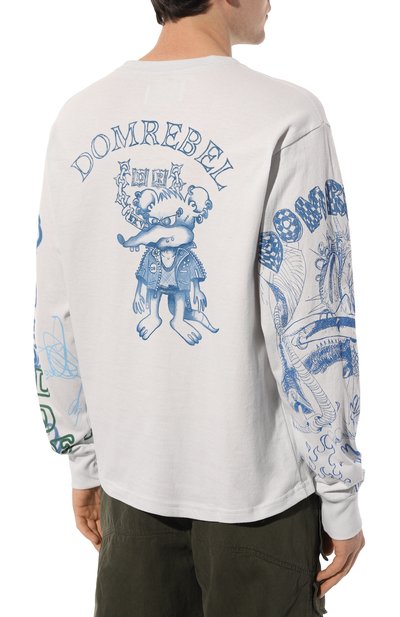 Хлопковый лонгслив DOMREBEL, арт. MDAYDREAM/L0NGSLEEVE TEE, фото 4
