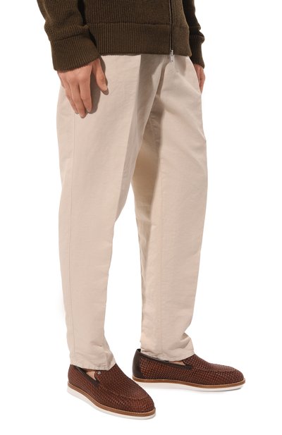 Комбинированные лоферы ZILLI, арт. H0080AM1028VHA001, фото 3