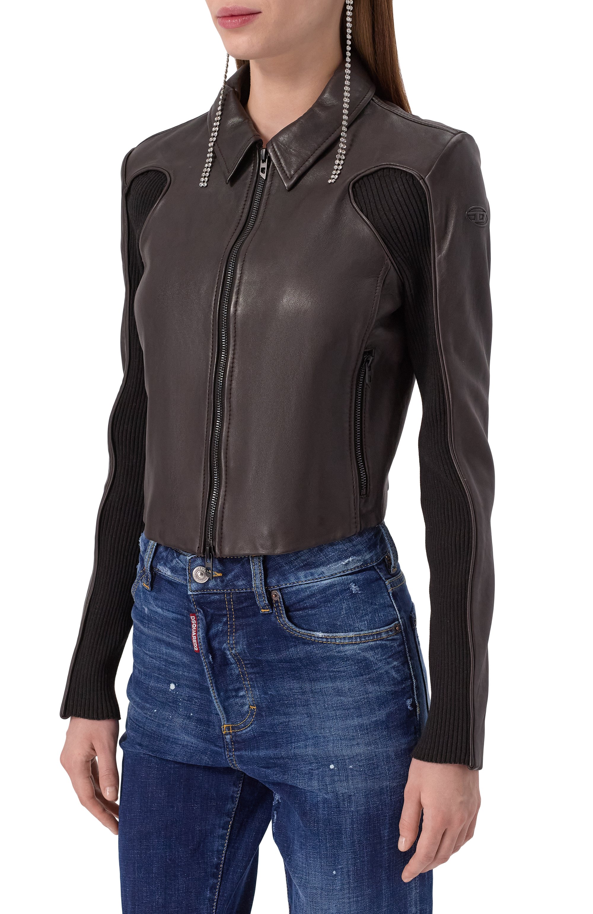 Кожаная куртка DIESEL, арт. A15373/0AJIR, фото 3