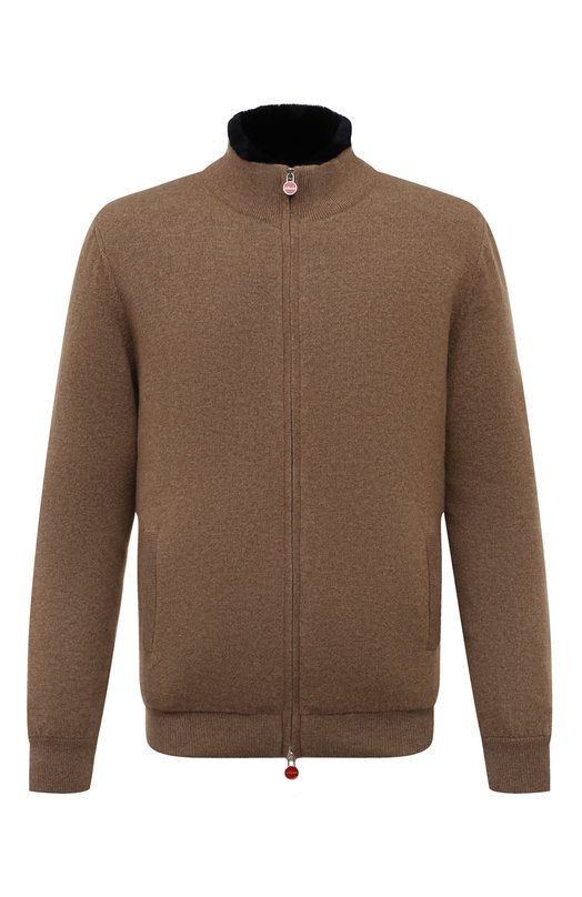 Кашемировый кардиган Kiton UMK148936HE Коричневый UMK148936HE