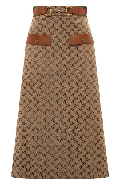 Хлопковая юбка GUCCI, арт. 681567/Z8AWI, фото 1