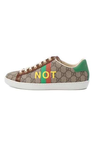 Комбинированные кеды «fake/not» GUCCI, арт. 636359/2GC10, фото 3