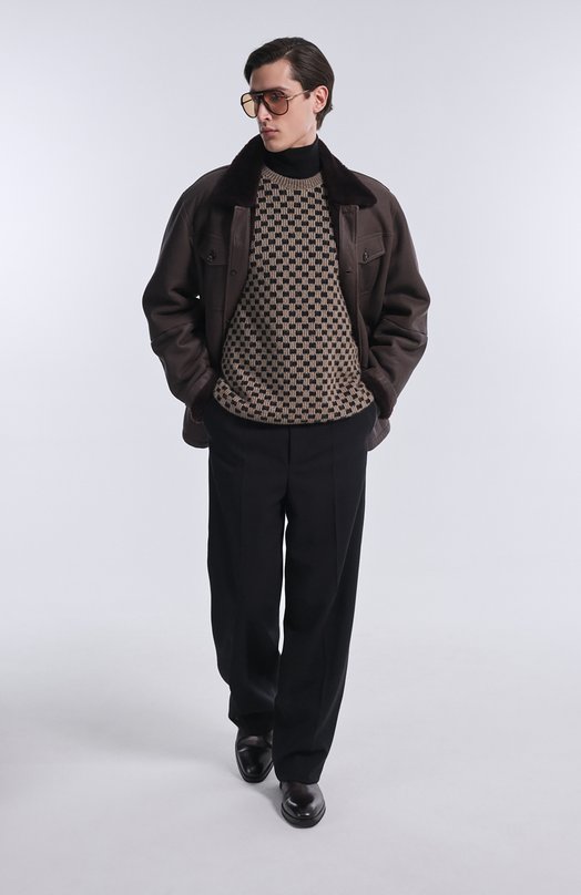 Шерстяные брюки Jil Sander J21KA0280/J41557 Чёрный  J21KA0280/J41557 Фото 6