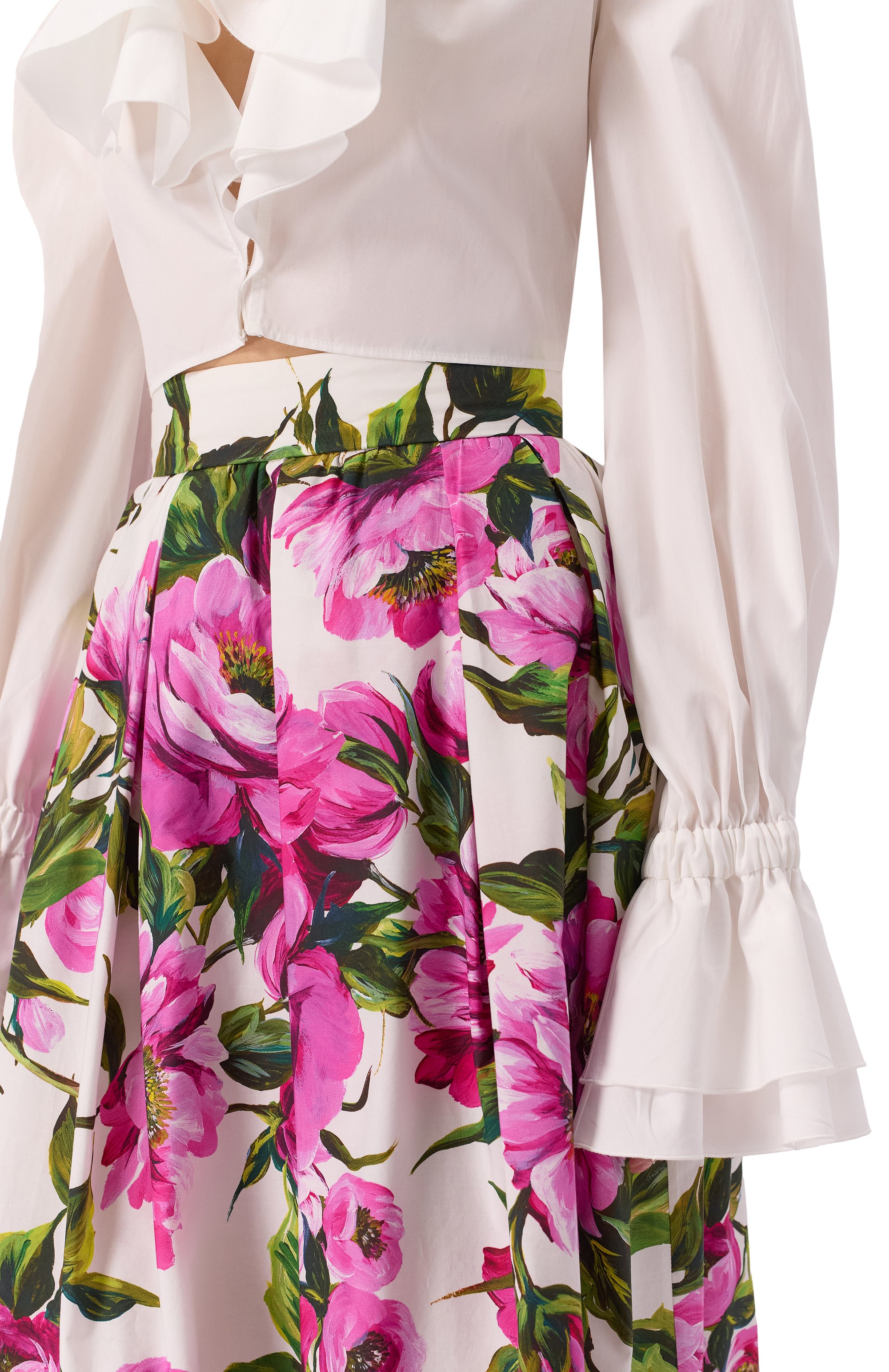 Хлопковая юбка DOLCE & GABBANA, арт. F4CULT/HS5S3, фото 5