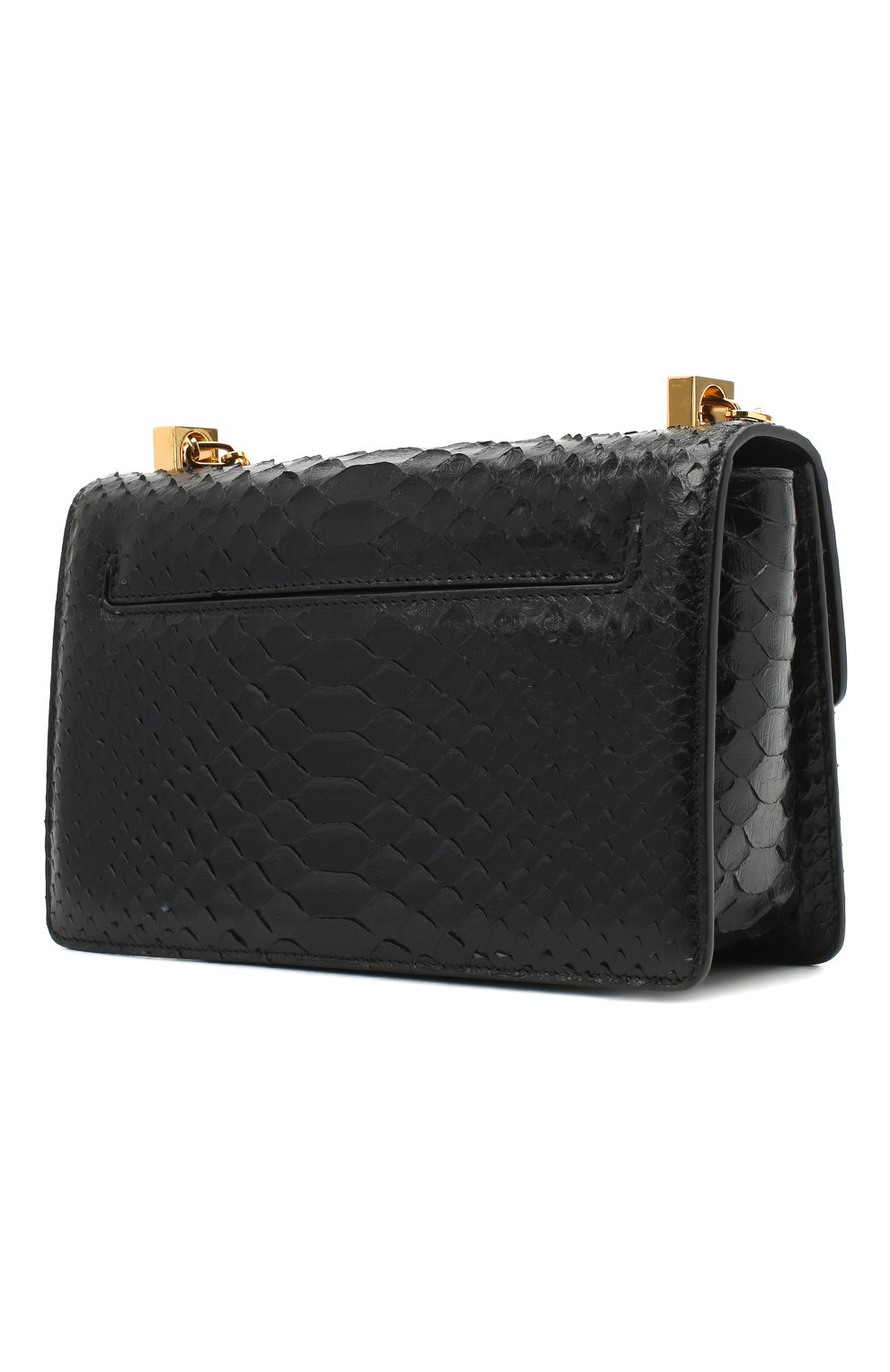 Сумка из кожи питона TOM FORD черного цвета по цене 451500 руб., арт. L1385E-EPY005, фото 3 Сумка из кожи питона TOM FORD, арт. L1385E-EPY005, фото 3