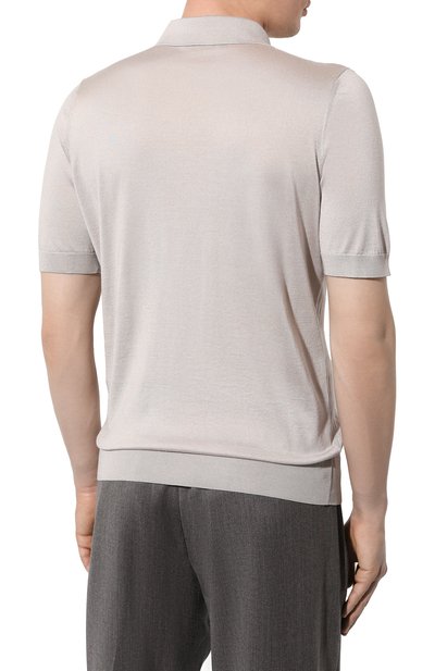 Шелковое поло ZILLI, арт. KZP002M0642VTS000, фото 4