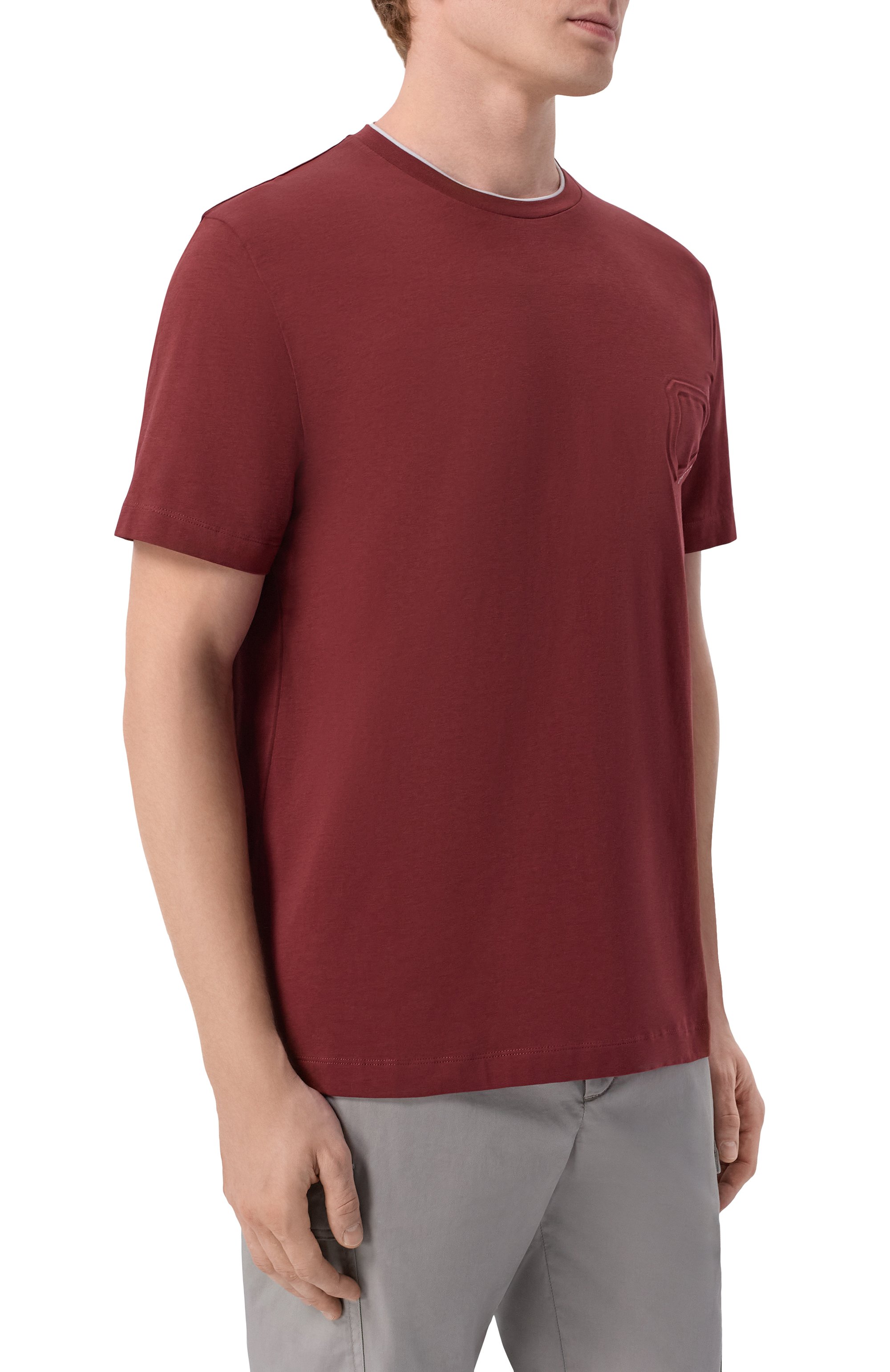 Хлопковая футболка CORNELIANI, арт. 27G589/2725041, фо то 3