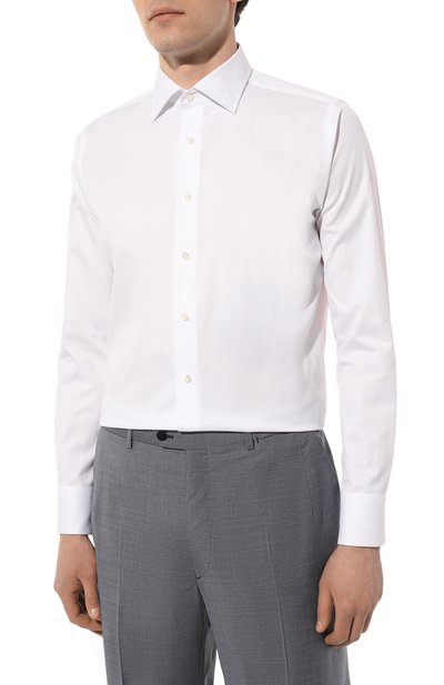 Хлопковая сорочка CANALI, арт. N718/GR03197, фото 4