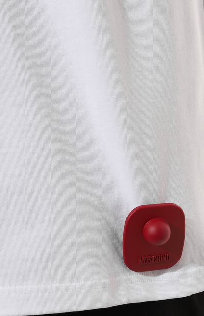 Хлопковая футболка MOSCHINO, арт. A0705/7044, фото 5