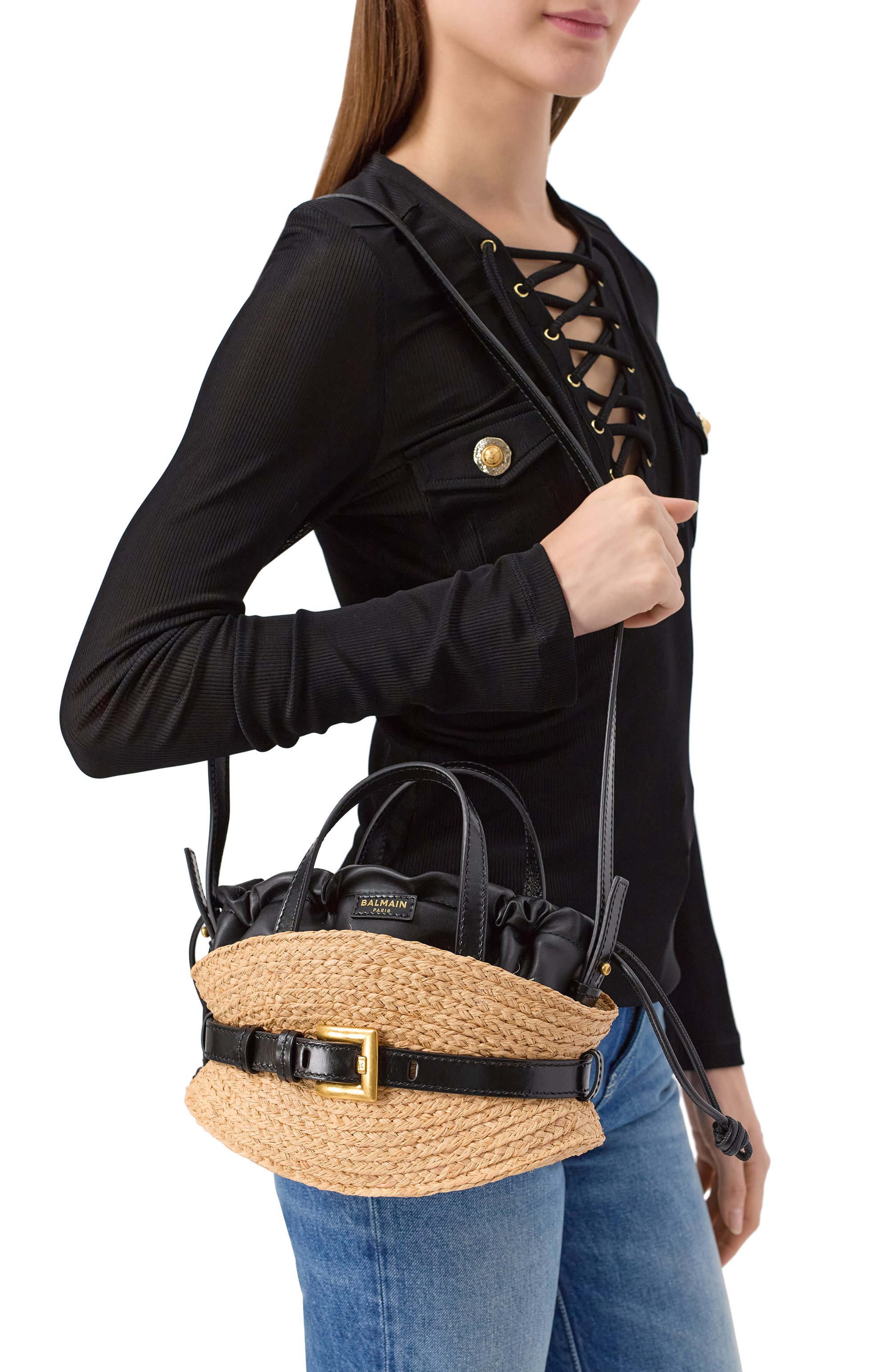 Сумка shuffle mini BALMAIN, арт. FN1DP017/TRB0, фото 2