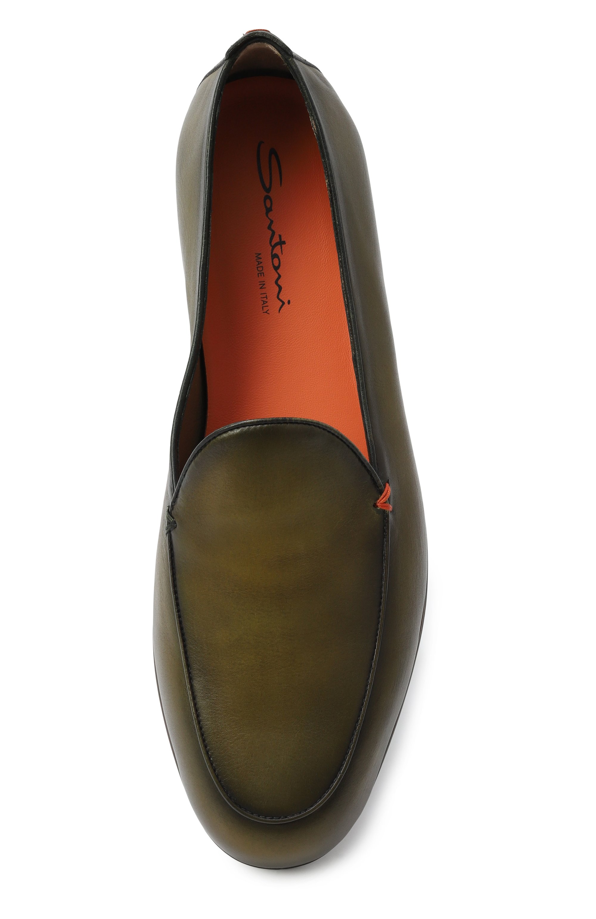 Кожаные лоферы vibe SANTONI, арт. MGEG19088TGRMMEM, фото 6